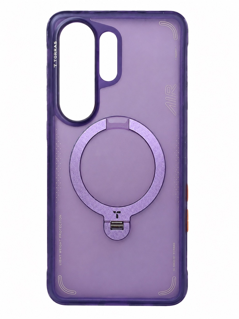 TORRAS Air Shockproof Magnetic Ring Stand Case for Samsung Galaxy S25 Ultra